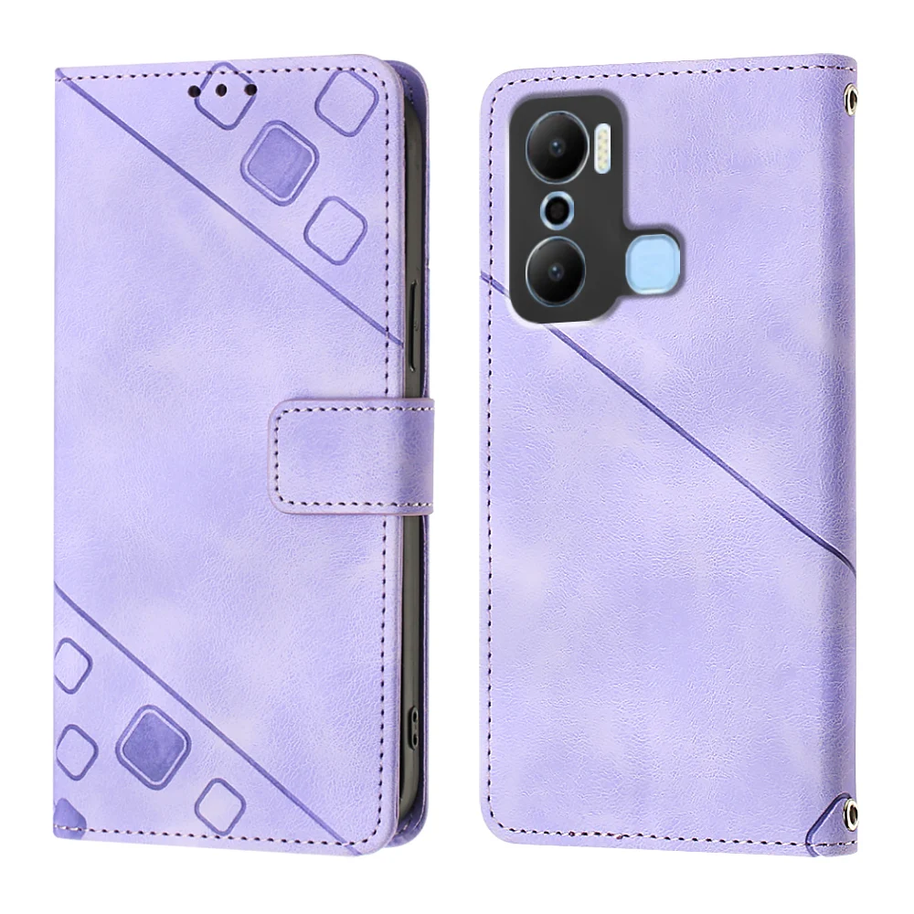 Leather Phone Wallet Case & Stand with Card Flip Cover