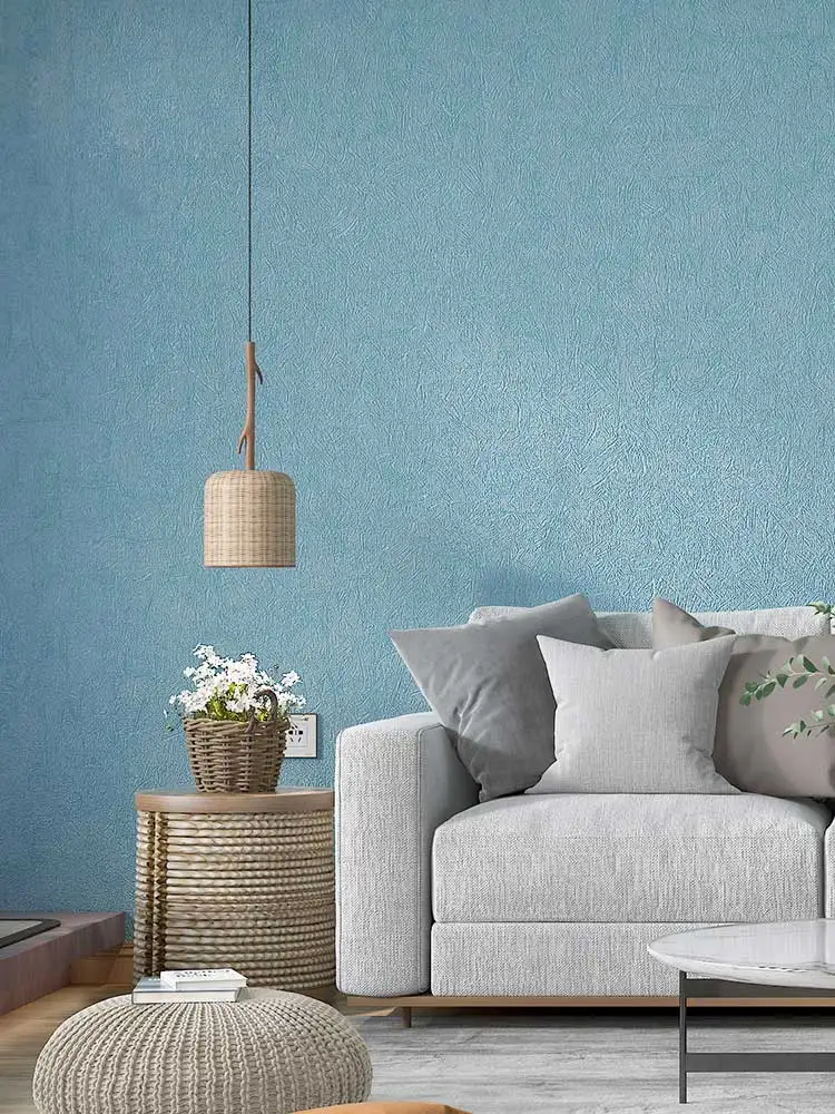 Modern Nordic Plain Home Decor Washable Waterproof Vinyl Wallpaper Bedroom Living Room papel pintado de pared