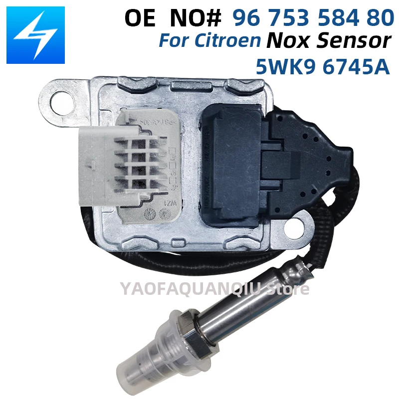 Sensore Ossigeno (Sonda Lambda/Nox) 9675358480 Per Citroen C3 C4 DS3 Berlingo E Peugeot 208 2008 308 3008 508 5008 Partner