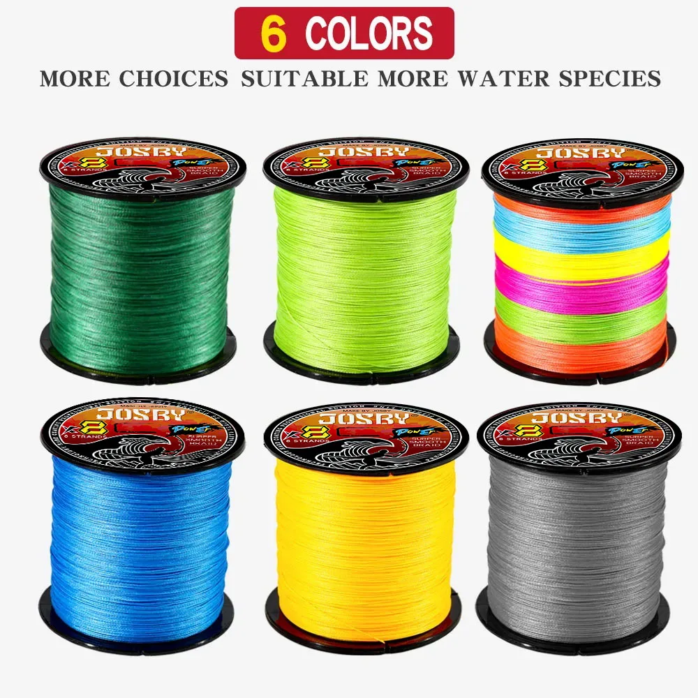 300M 500M 1000M 8 Strands 4 Strands 10-80LB PE Braided Fishing Wire Multifilament Super Strong Fishing Line Japan Multicolor fishing line fishing tackle