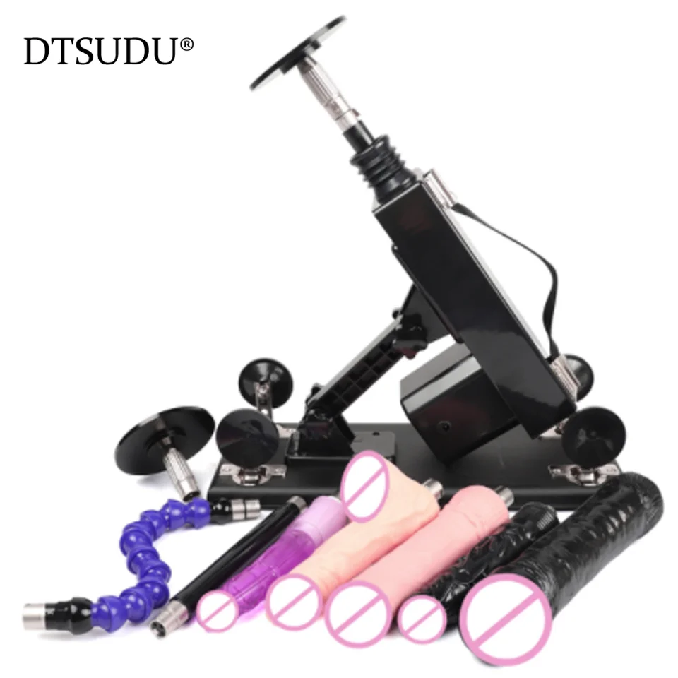 Automatic A2 Sex Machine Female With Suction Cup 3XLR Interface