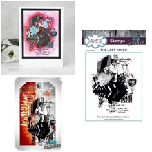 

Abstract Couple New Clear Stamps No Cutting Dies For Diy Scrapbooking Paper Cards Handmade Hand Account Craft Album Stamps