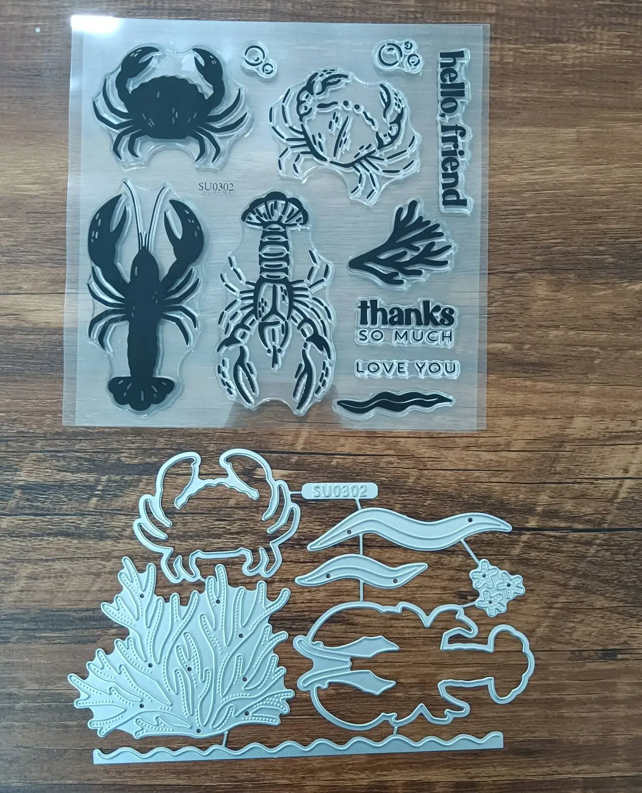 새로운 나무 버섯 나비 금속 커팅 다이 DIY 카드 만들기용 투명 스탬프 스텐실 스크랩북 공예 장식