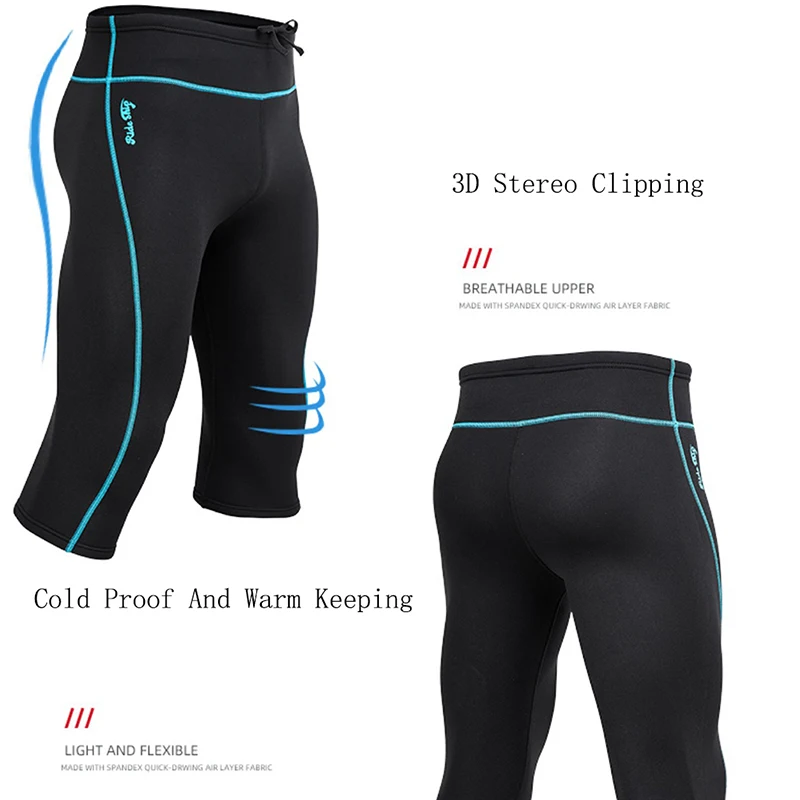 Scuba Diving Shorts 2mm Neoprene Wetsuits for Water Sports Spearfishing Surfing Shorts Canoeing Kayaking Snorkeling Pants