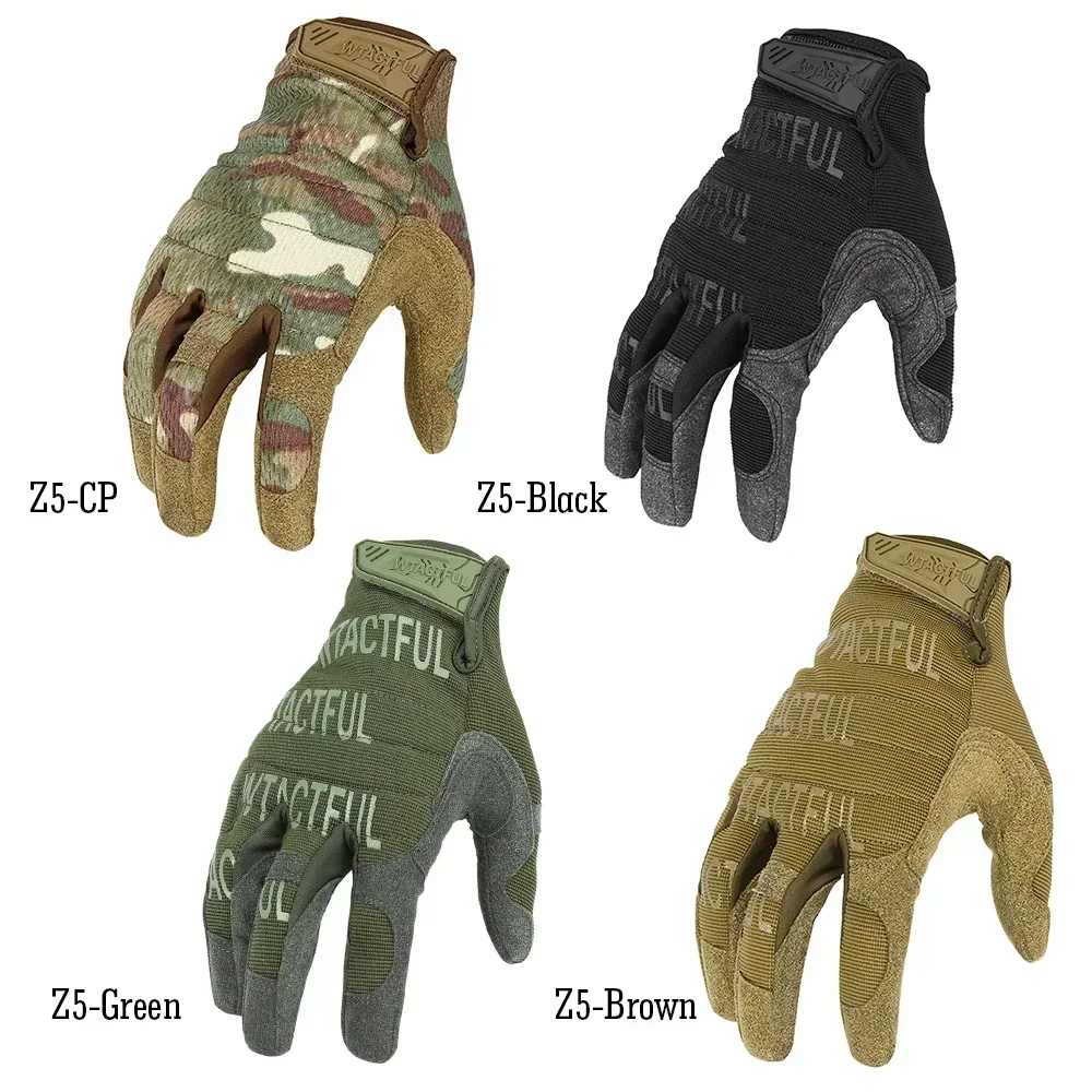 Outdoor Tactical Gloves Training Combat Sport Hiking Climbing Shooting Hunting Riding Cycling Full Finger Anti-Skid Mittens 5