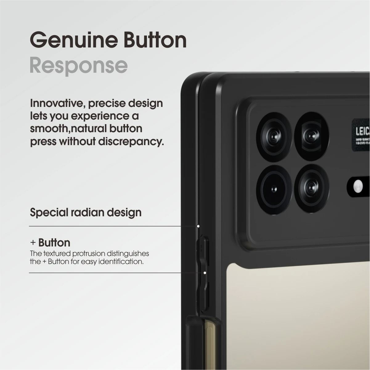 Durable Frosted Transparent Shockproof Case