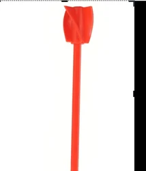 Enhanced Epoxy Mixer Paddle for Consistent Liquid and Resin Blending (Red)