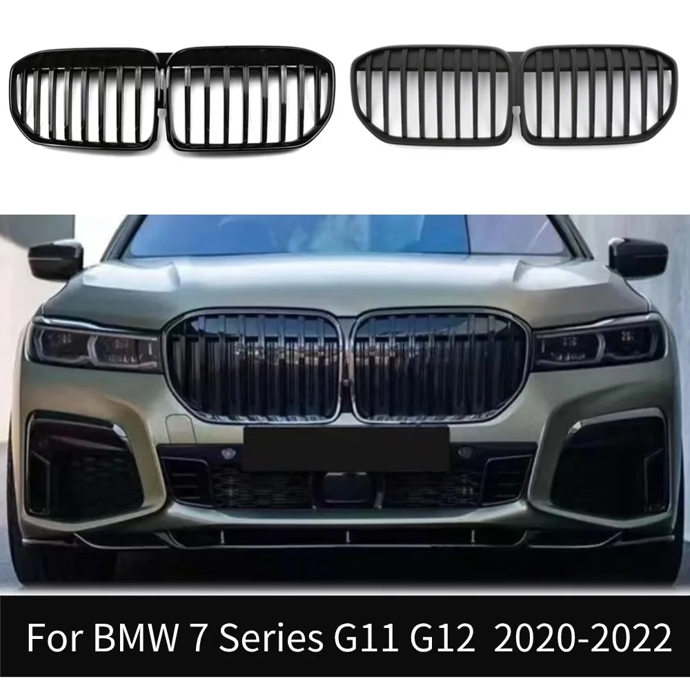 G11 G12 スポーツ Lci フロントバンパースプリッターリップスポイラー 740i 750i 740d M760Li パック  フロントバンパーリップスポイラー BMW G11 G12 740i 750i Li M760Li LCI M Sport 2019- 車の  フロントバンパー,フレッシュグリルレーシンググリル,光沢のある黒,bmw 7 ... Compatible With 7 Series For G11 G12 730 740 750 2016-2022 ダッシュボード