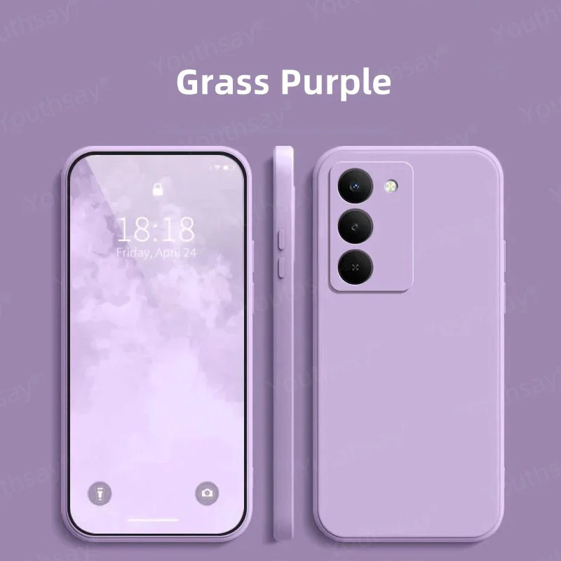 Liquid Silicone Soft TPU Phone Bumper Case Cover - Original Protective Shell