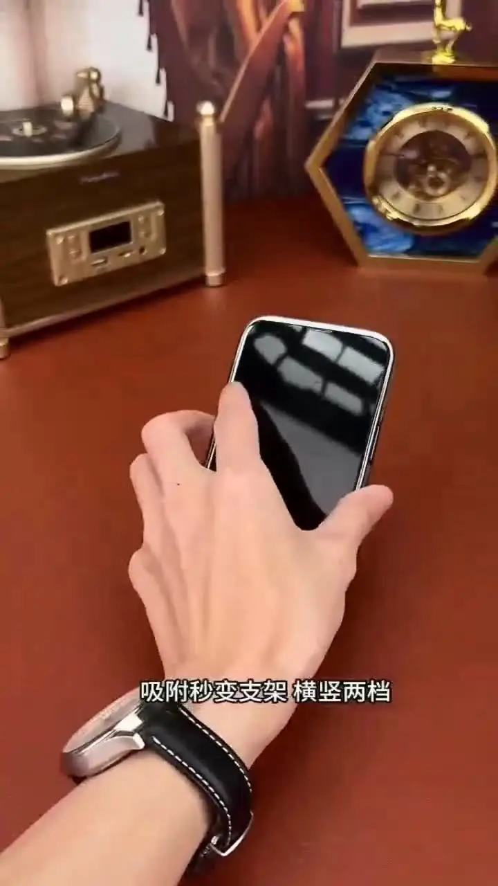 Кожаный чехол с магнитным кошельком 2 в 1 невидимая подставка для IPhone 15 Pro Max 15Plus 14 13
