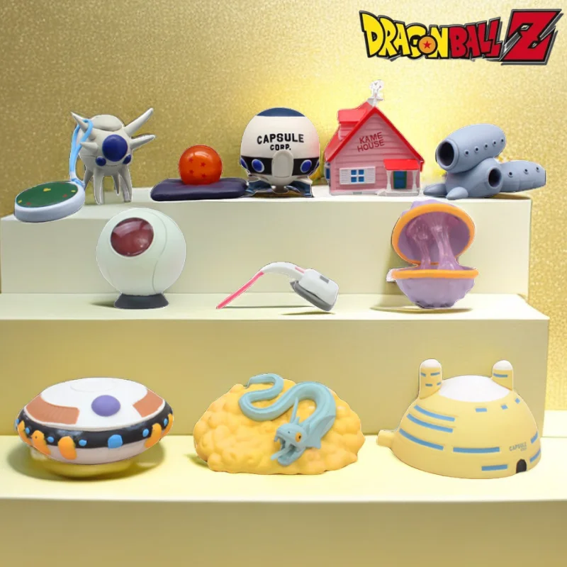 5-6Cm Dragon Ball Z Congelatori Astronave Capsula Corporation Saiyan Space Pod Dragon Radar Scouter Dragon Ball Item Collection