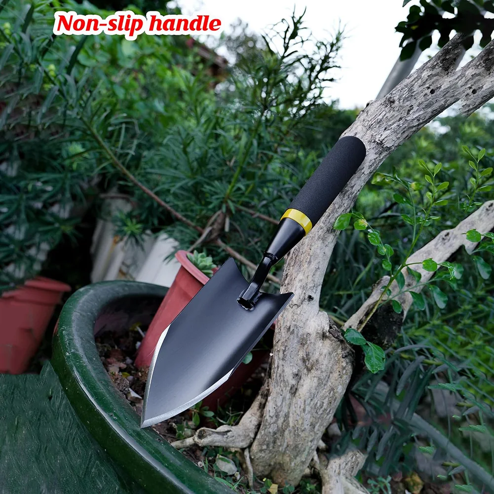 Garden Shovel Hand Trowel with Rubberized Handle 5