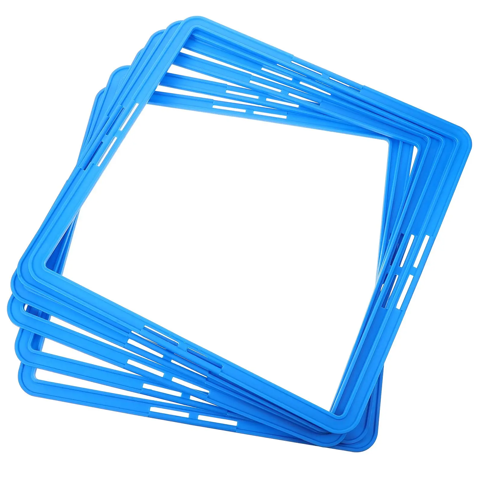 6Pcs Football Training Rings Square Agility Squares Soccer Equipment Sport Ring Speed Agility Training Portable Rings For