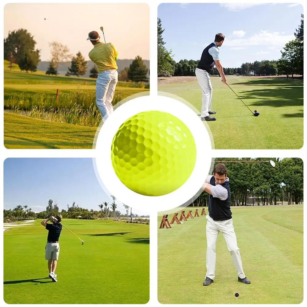 Description Picture 2 of itemNeon Color Golf Balls Golf Extreme Distance Double-layer Ball Professional Practice Golf Balls outdoor Indoor Training Balls