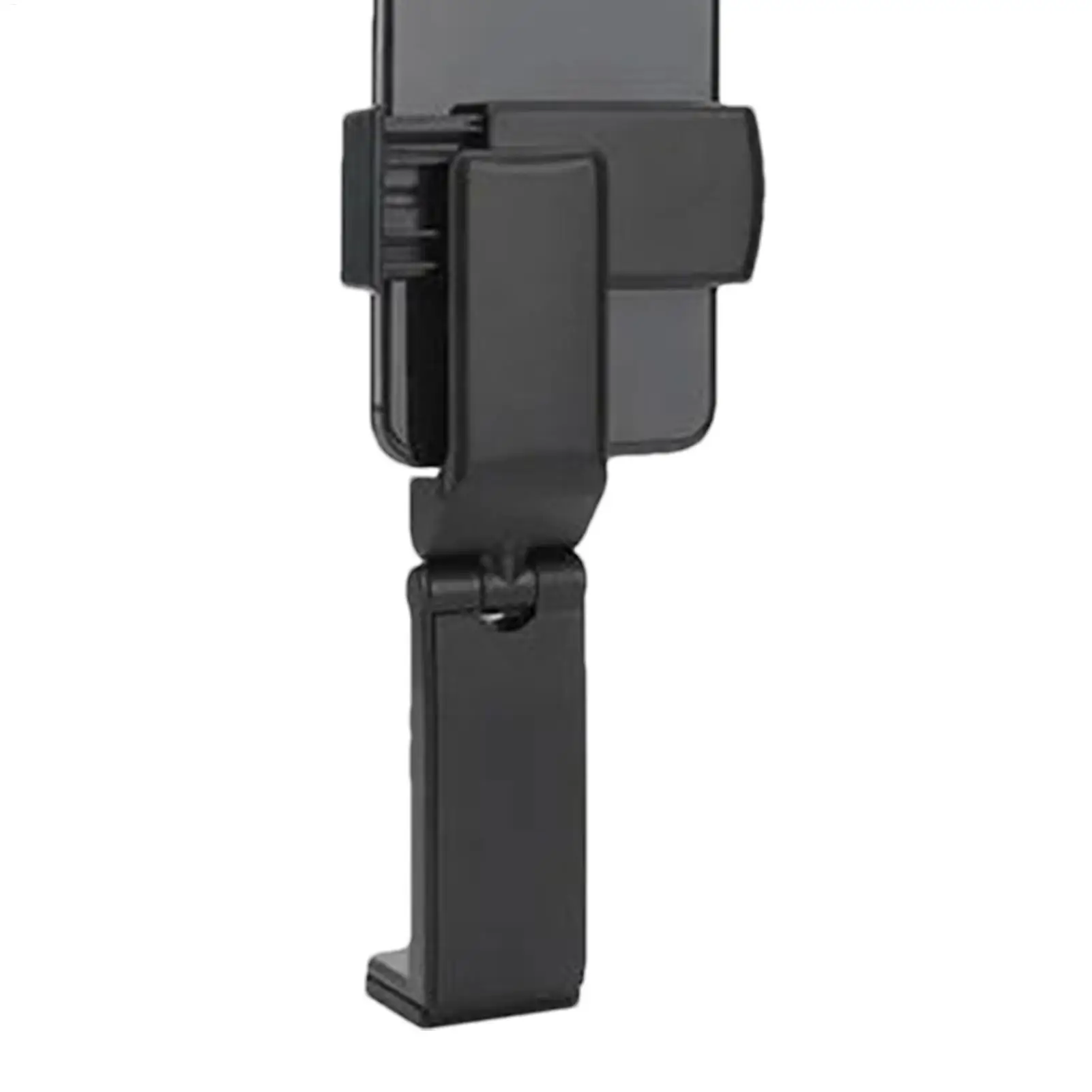 Black Travel Portable Mobile Phone Holder Foldable Phone Mount 360-Degree Desktop Cellphone Holder for Camping Workout