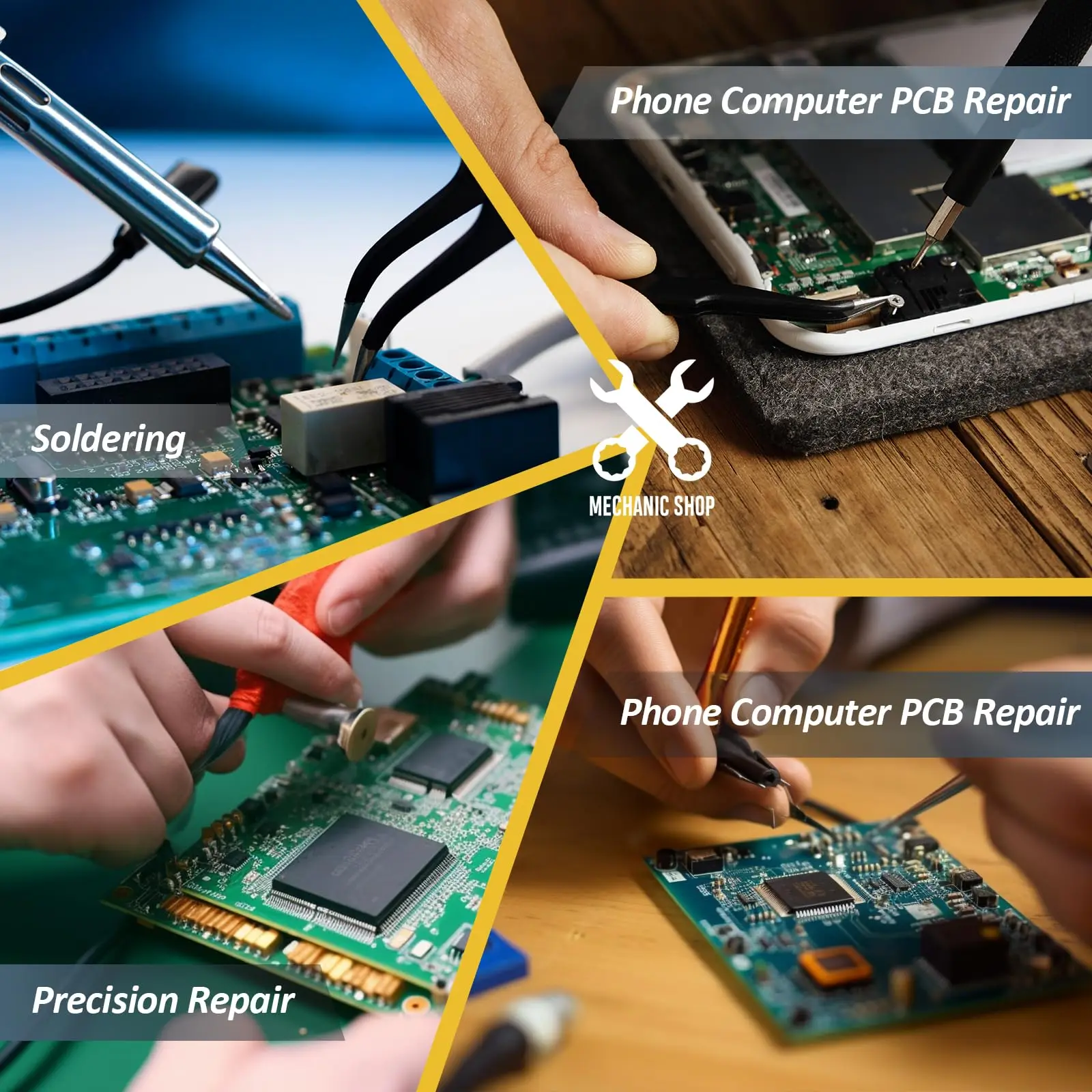 조절식 PCB 보드 거치대 도구, 360 ° 회전 인쇄 회로 기판 납땜 스탠드 클램프, 전자 유지 보수 보조 고정장치