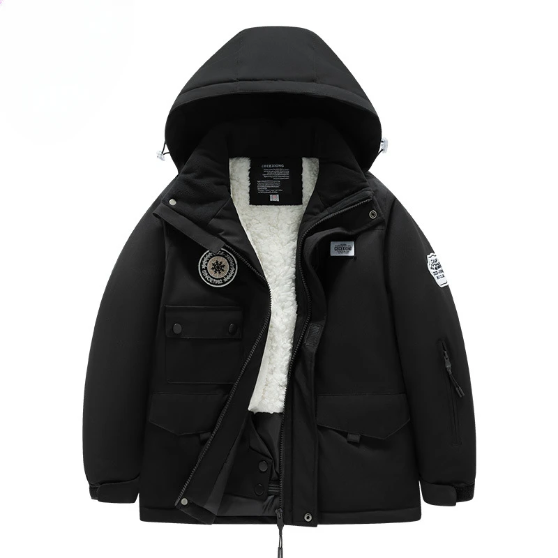 Children Skiing Suit Children's Ski Suit Suit Girls Outdoor Thickened Waterproof Windproof Warm Boys Baby Ski Clothes Pants Equipment