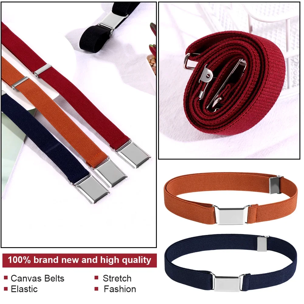 Elastic Unisex Kids Adjustable Waist Belt