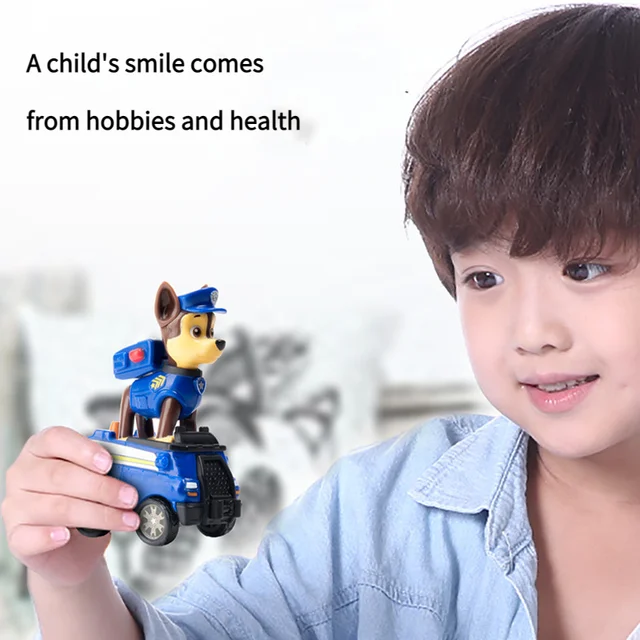 Paw Patrol Rescue Dog Puppy Set Toy Car Patrulla Canina Toys Action Figure Model Marshall Chase Rubble Vehicle Car Kid Toys Gift 4