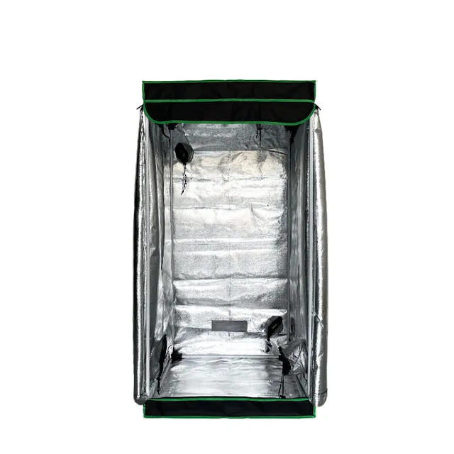 Kiváló Minőségű Hidroponika T-Ajtó Kert Grow Sátor 80*80*160 Cm Gyári Ár Beltéri 600D Mylar Fabric Sátma Sátrak - Image 4