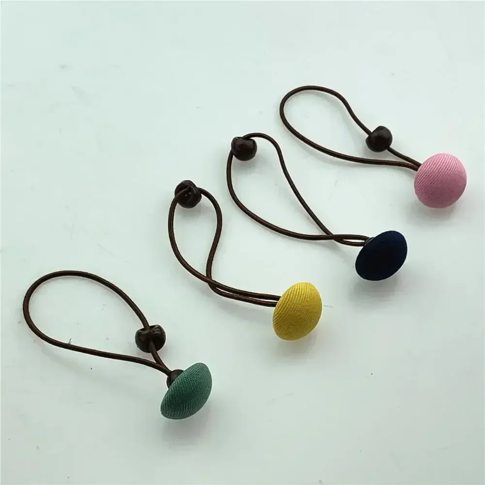 50pcs for Hair Accessories Hair Rope Button Ring Aprons Tied Elastic Band