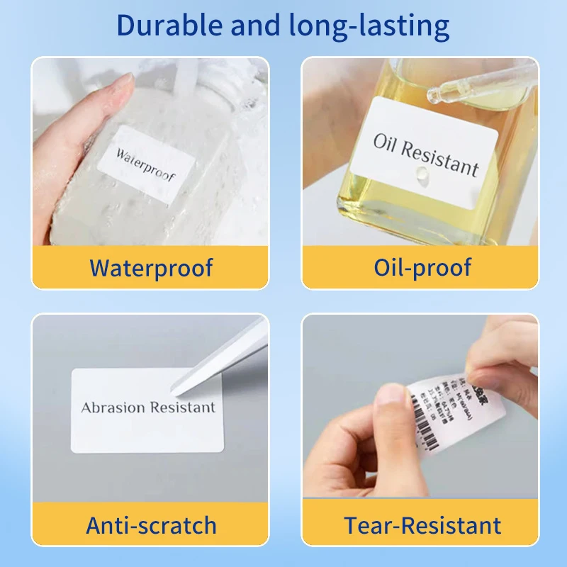 White Self-Adhesive Thermal Label Roll for Barcode and Price Tagging