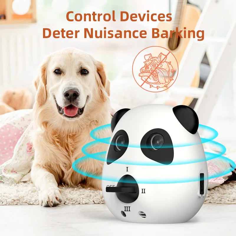 

Rechargeable Ultrasonic Anti Barking Device Pet Dog Repeller Outdoor Dog Bark Control Deterrent 4 Effective Anti-Barking Device