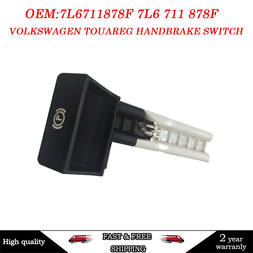 For Vw Volkswagen Touareg 2002 2003 - 2010 Parking Brake Handbrake Handle Knob Grip Lever Switch Lhd 7L6 711 878F 7L6711878F