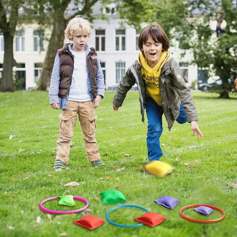 

Carnival Toss Games Combo Set Outdoor Plastic Cones Bean Bag Games For KidsChildren Party