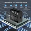 شحن سريع شاحن USB C ، شحن حائط للهاتف المحمول لسامسونج S23 ، S24 ، PD ، شحن سريع لمجرة بلس ، كابل من النوع C ، 45 واط