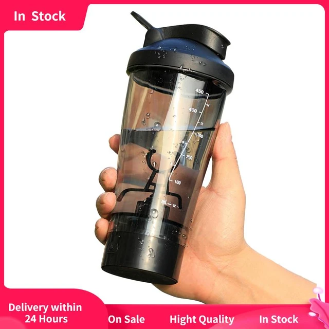 450ml Electric Protein Shaker Bottle USB Rechargeable Vortex Mixer Drink Cup