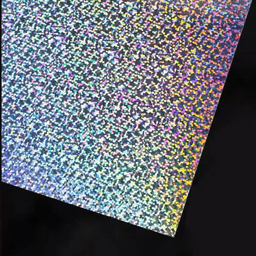 50 Pieces New Laser Sticker Color Changing Reflective Plain Silver Printable Label A4 297X210MM Matche Adhensive