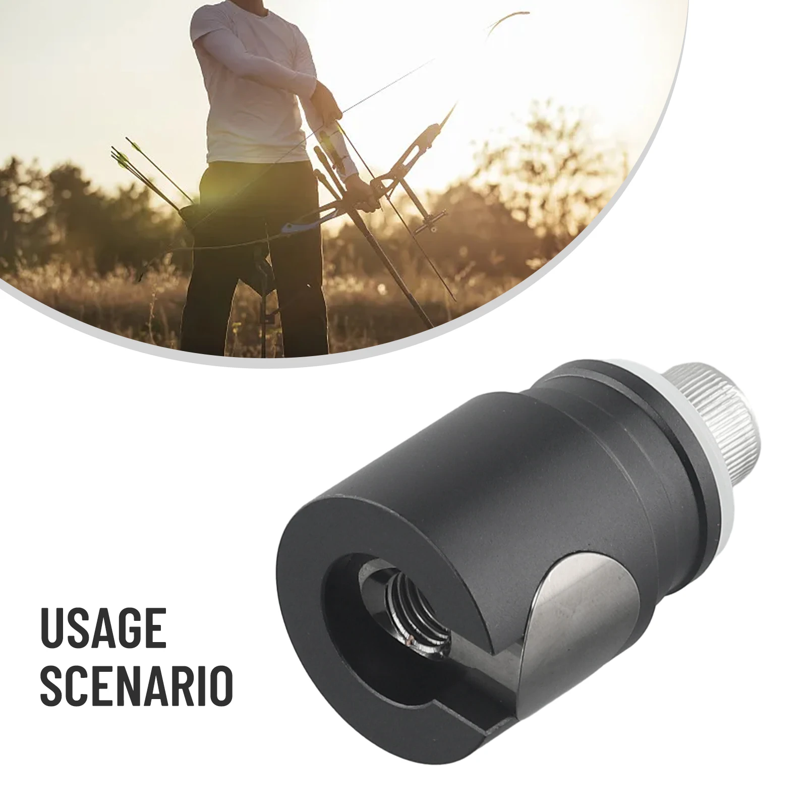 

1pc Quick Release Head Archery Stabilizer Quick Disconnect Mount Bracket Adapter Balance Bar Bow Joint Archery Accessories