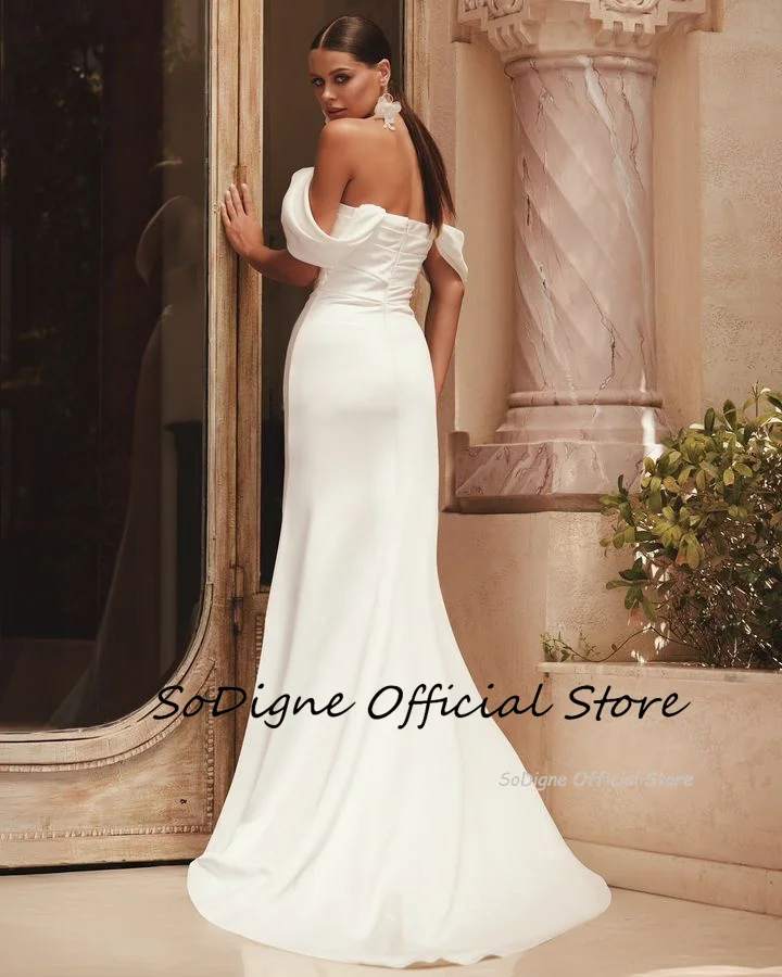SoDigne Mermaid Off Shoulder Wedding Dresses Strapless Appliques Bride Dress Elegant Bridal Gowns vestidos de novia Customized 14 Se190824d58f347bf924dd868976cfeab7