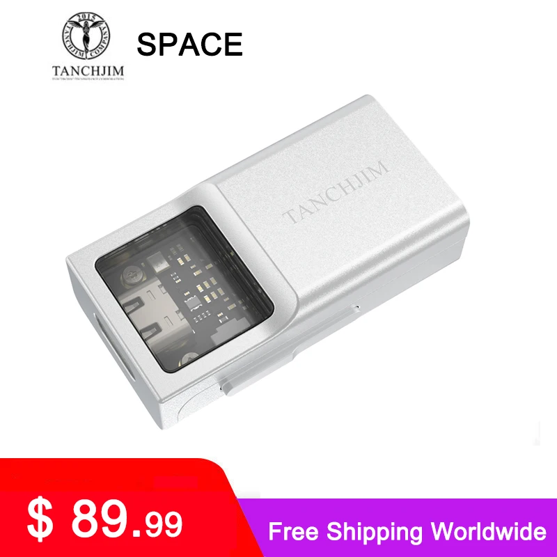 

TANCHJIM SPACE Portable DAC Headphone Amplifier CS43131*2 DSD256 32Bit/768kHz 3.5mm/4.4mm Output USB Type C Input DAC Amp