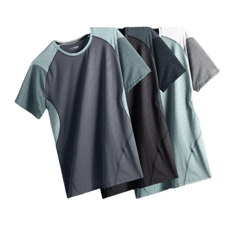 

Men's T-shirt Running Jogging Shirt Summer Cotton T Shirt Patchwork Hawaiian Style Short Sleeve Tees Oversized Clothing T30