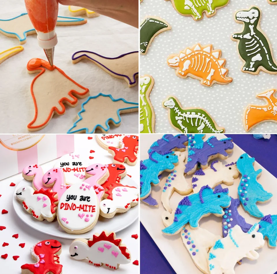 Set 6 Stampini Per Biscotti A Forma Di Gatto - Stampi In PP Per Alimenti Con Bordo In Silicone - Ideali Per Pasta, Fondente, Pancake E Attività Fai-da-Tè Con Bambini