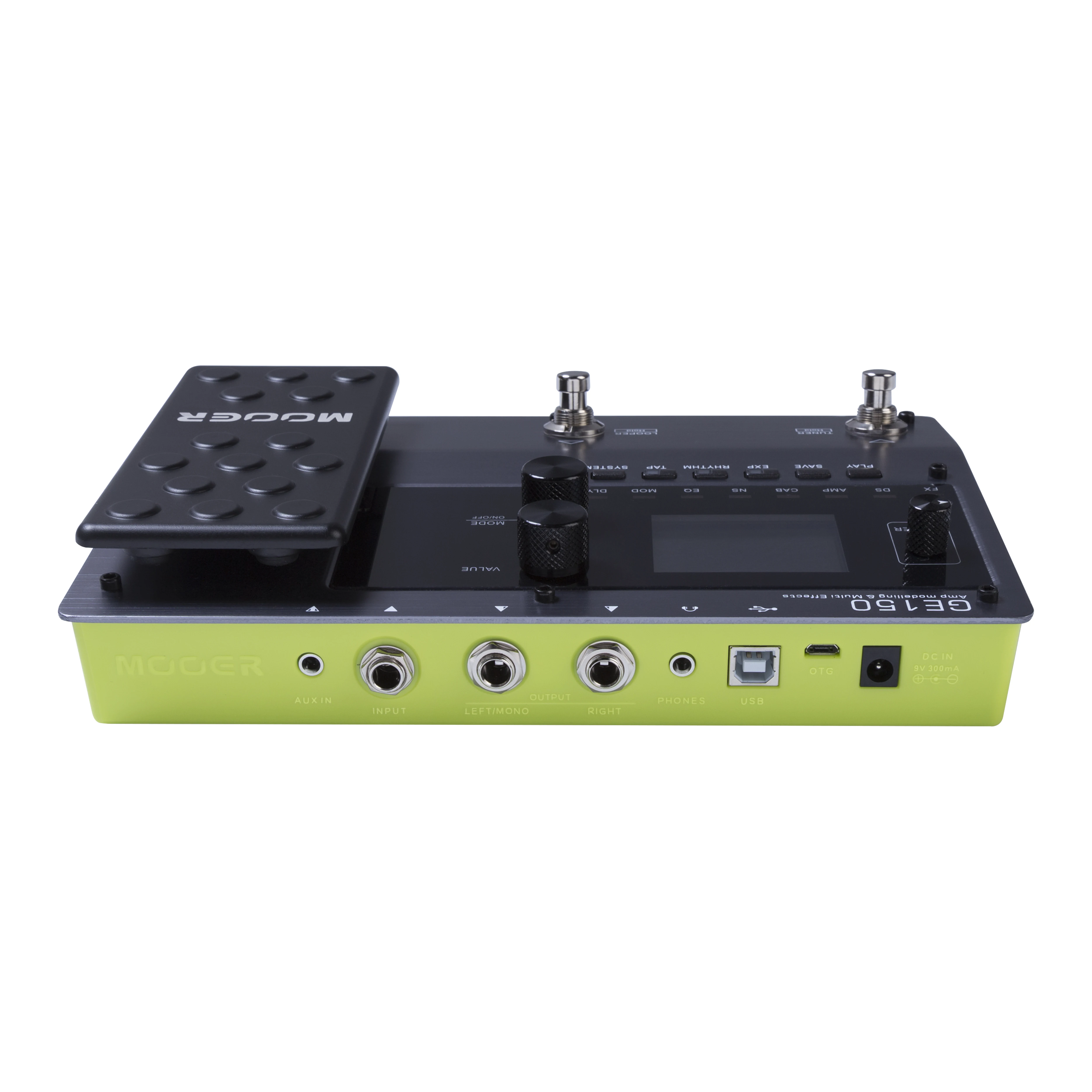 Electric Guitar Amp Modelling MOOER GE150 Multi Effects Pedal Portable Multi Effects Processor with Expression & IR Loading