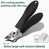 Special Anti-splash Nail Clippers Large Size ABS Toenail Cutter Diagonal Pliers Manicure Tools Household  Nail Clipper 4