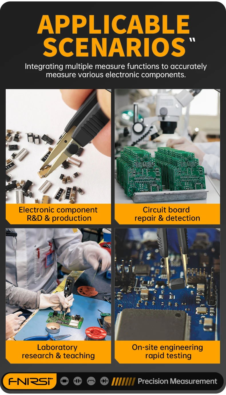 LCR-ST1 Intelligent Tweezers, LCR SMD ESR Tester, Resistance, Capacitance, Induc