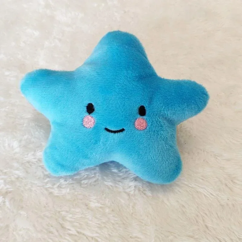 Jouet squeaky étoile en peluche pour chien jouet mignon_voghion.com