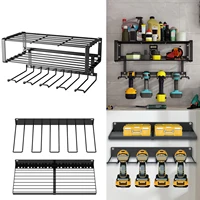 Wall Mounted Power Tool Organizer Holder Heavy Duty Utility Storage Rack for Battery Powered Hand Tools Cordless Drill Rack 1