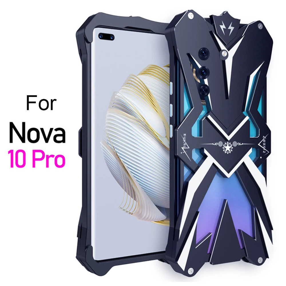 

Dropshipping Shockproof Aluminum Metal Armor Case For Huawei Nova 10 Pro Nova 9 Pro 10Z 10 9 SE Case Funda Cover