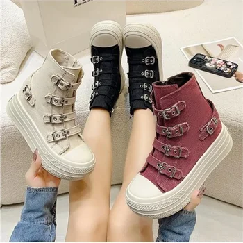 Wedge Canvas Sneakers Women 6