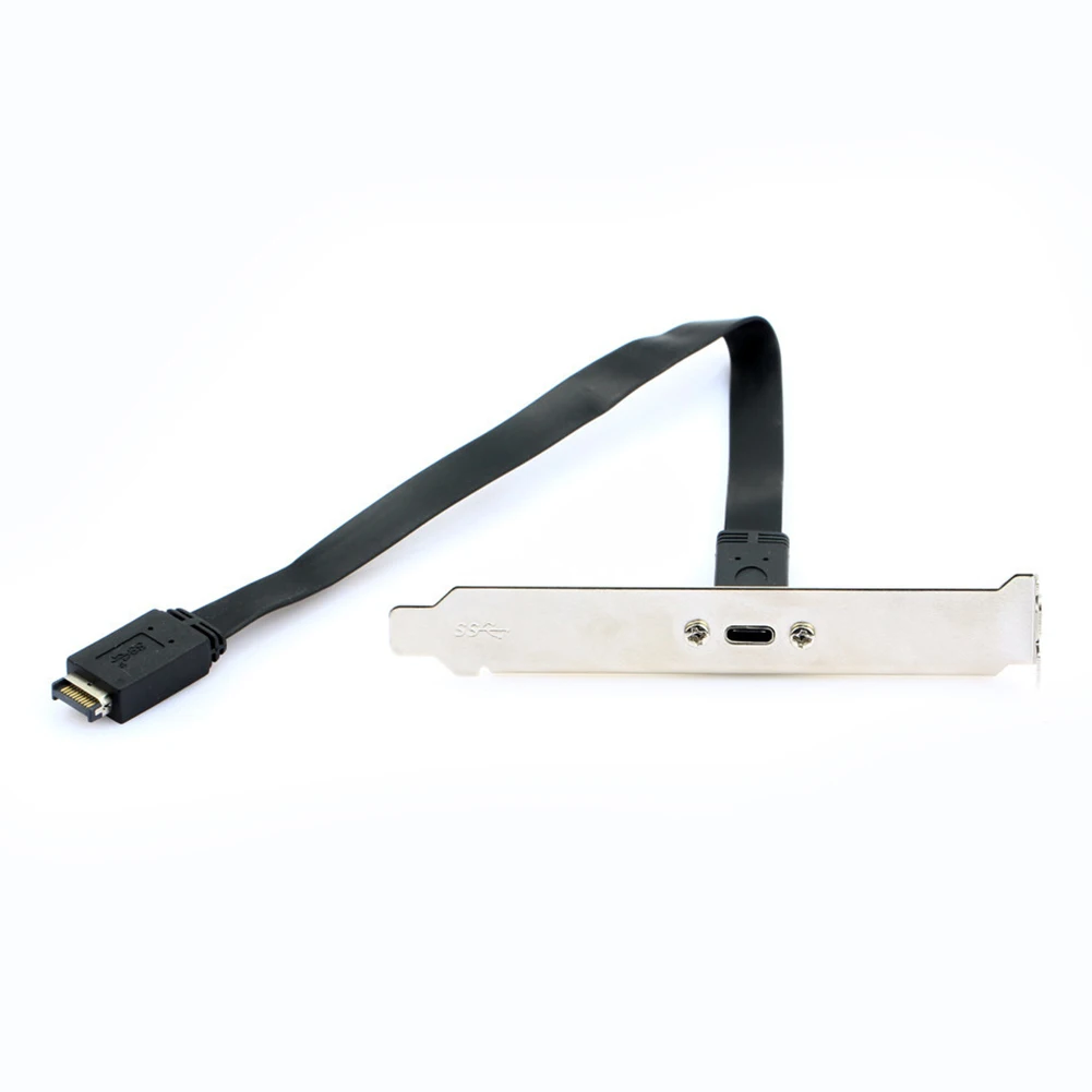 Type E to USB 3.1 Type C Front Panel Header Mainboard Expansion Cable Connector