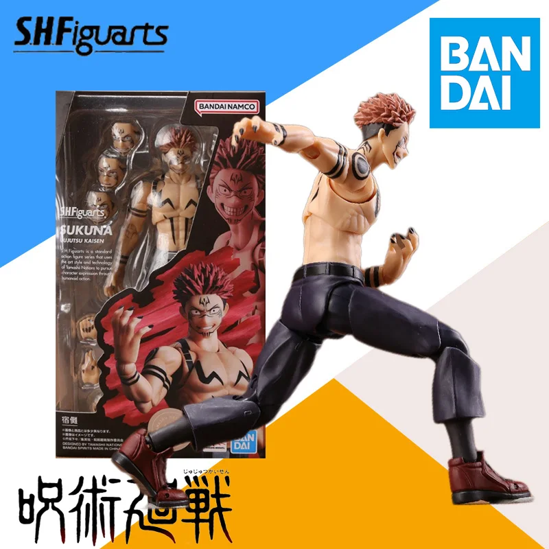 

Bandai Original Box S.H.Figuarts Jujutsu Kaisen SUKUNA Model Kit Anime Action Figure Finished Model Toy Gift For Children