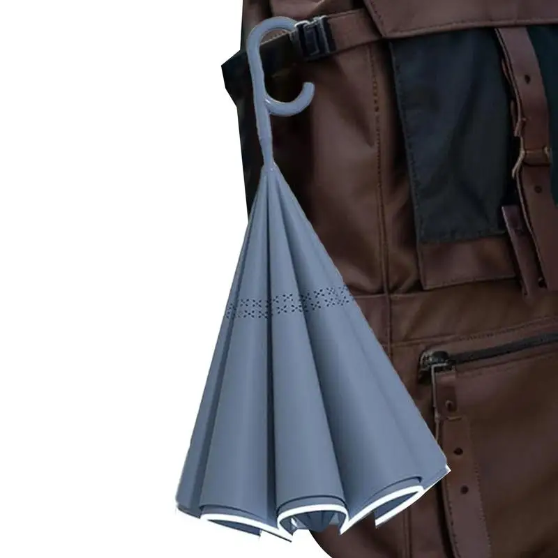 

Зонт с длинной ручкой и защитой от дождя и солнца