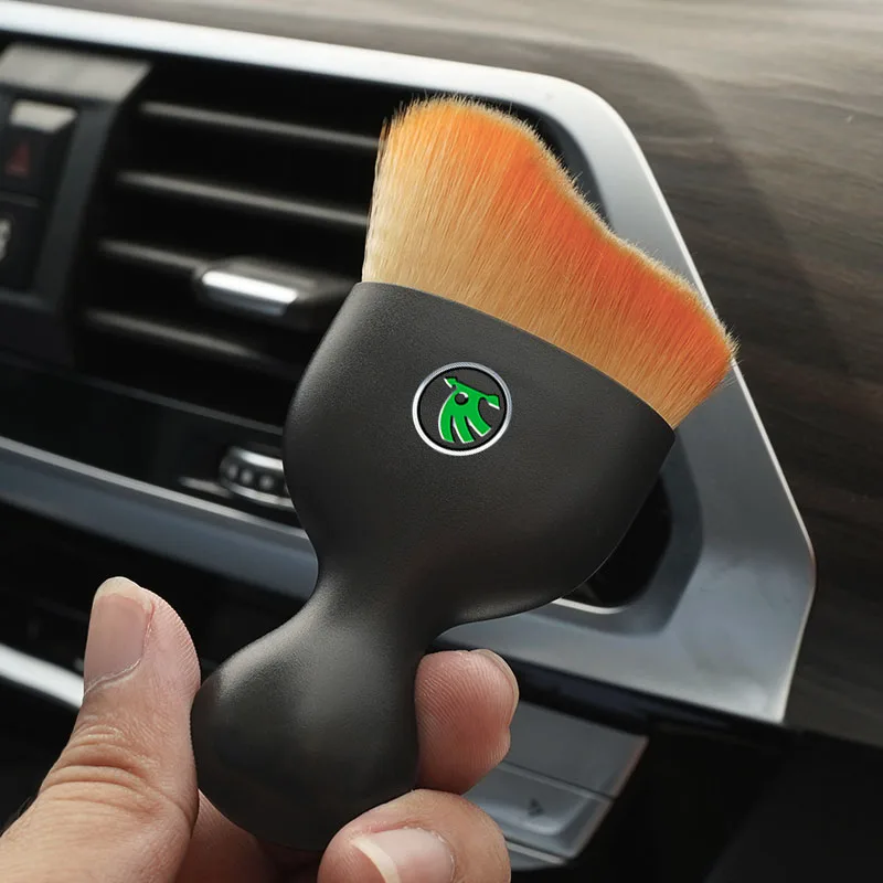 Car Interior Cleaning Soft Brush Wash Towel Wipe Dry Cloth For Skoda Octavia Fabia Kamiq Superb Rapid Kodiaq Enyaq Citigo Karoq car cleaning tools