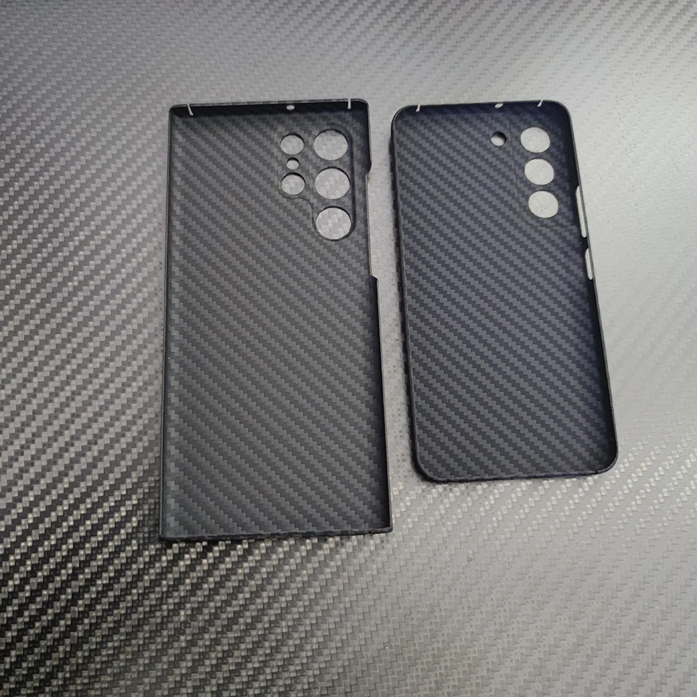 삼성 갤럭시 S22 울트라 레드 블랙 파인 홀 탄소 섬유 케이스에 대한 실제 아라미드 섬유 전화 케이스 삼성 갤럭시 S22 커버에 대한