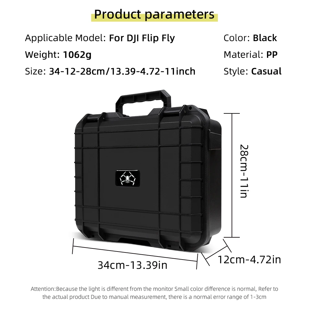 For Dji Flip Portable Storage Case Hard Shell Shoulder Box Explosion-proof Case for Dji Flip RC 2/RC N3 Drone Accessories